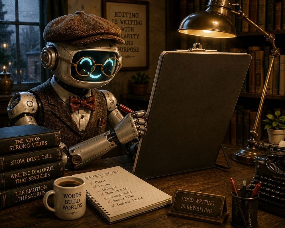 The AI Manuscript Line Editor